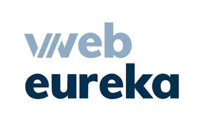 Logo de Web eureka sur un fond blanc